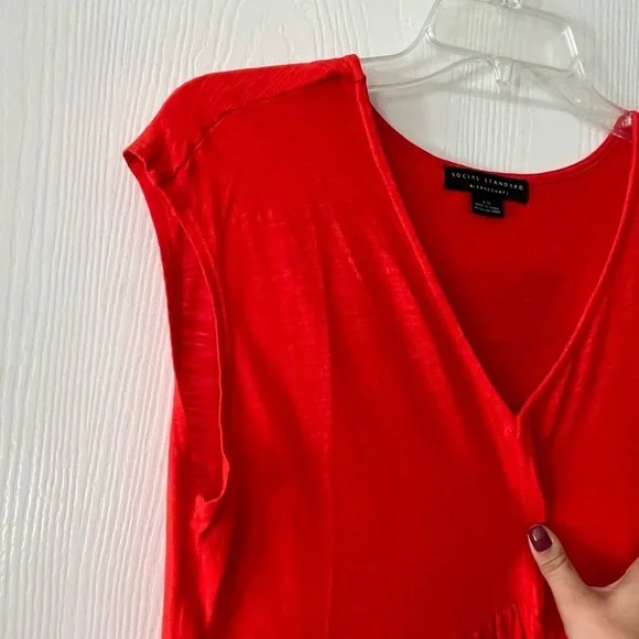 Social Standard by Sanctuary Bold Red Dress - Picture 5 of 9